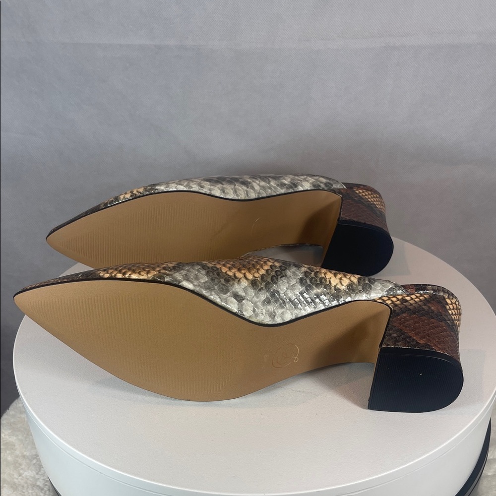 Chinese Laundry Women's Multi-Tone Snakeskin Mules , Size 9 . - Picture 7 of 10